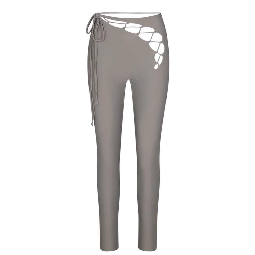 SKIMS Grey Lace-Up Legging XXS | NWT